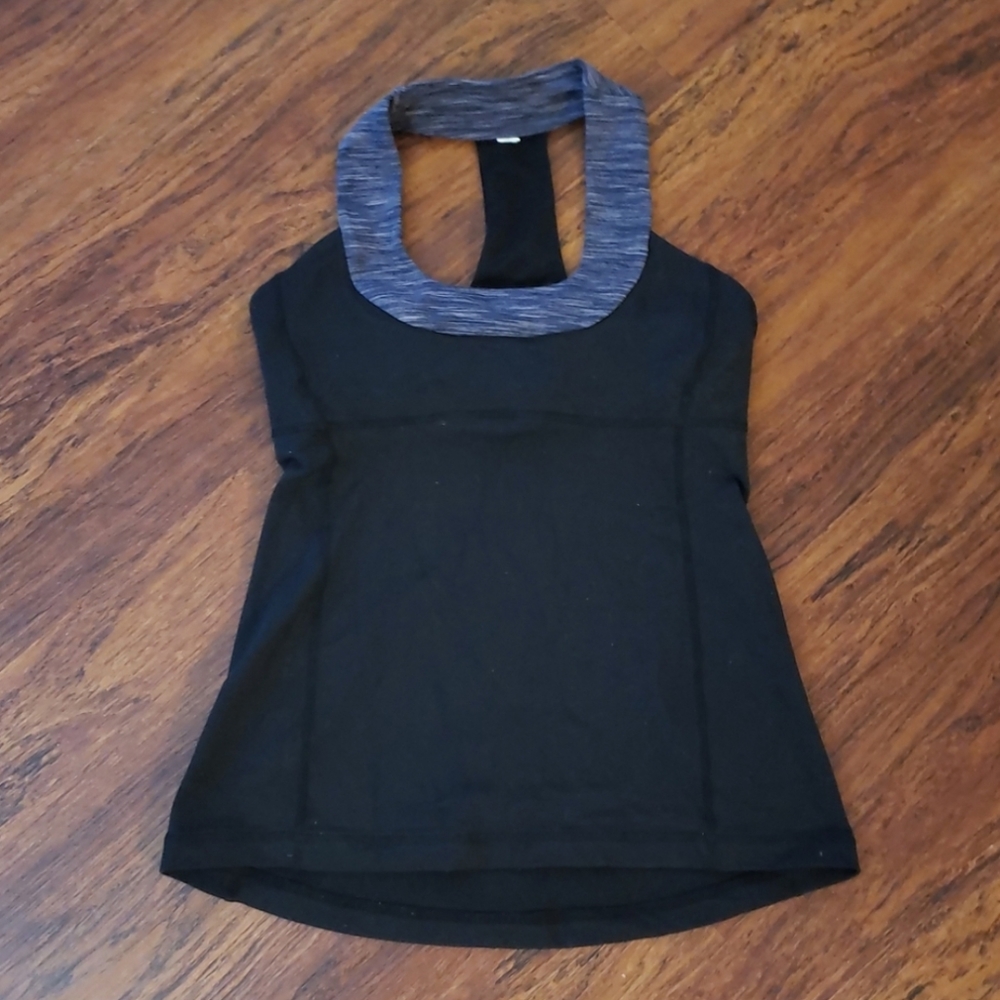 Lululemon black scoop neck tank 6